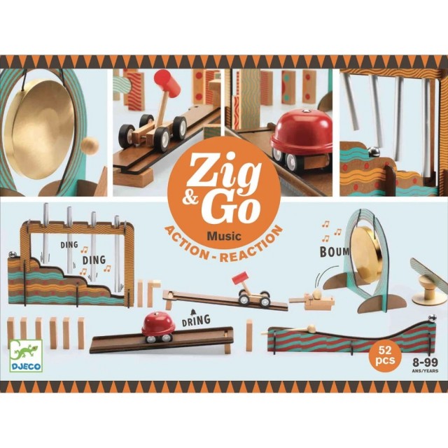 Zig And Go - Muzički Konstrukcijski Set, 45 Delova