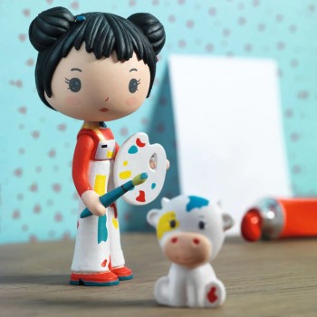 Tinyly figurine -   Barbouille & Gribs