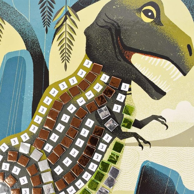 Kreativni Set - Mozaik, Dinosaurusi