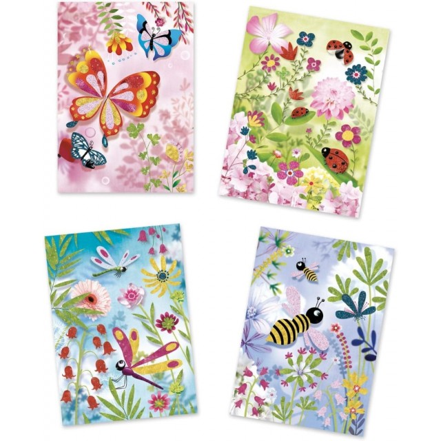 Kreativni Set, Tehnika Sa Šljokicama - Insekti