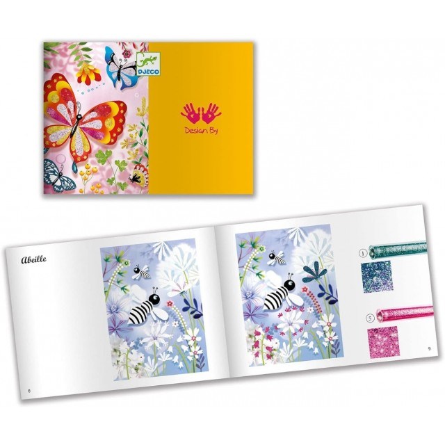 Kreativni Set, Tehnika Sa Šljokicama - Insekti