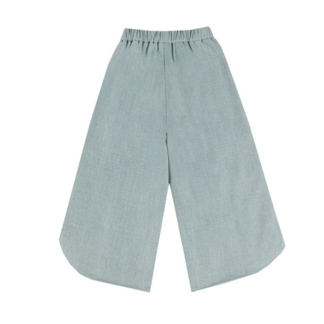 Široke Pantalone Hauke - Foggy Blue