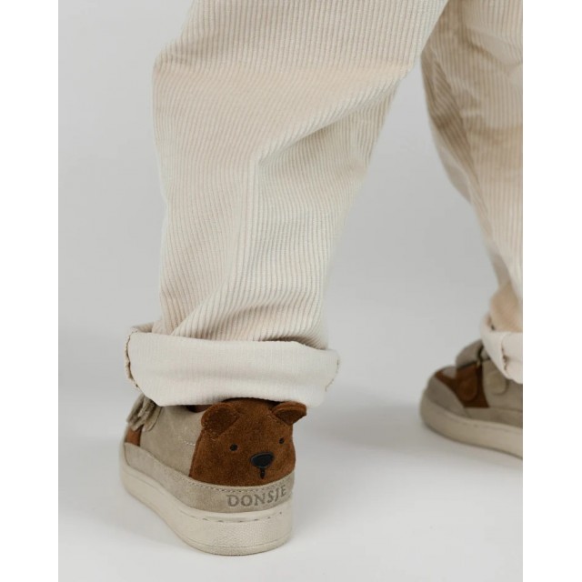 Pinou Patike - Bear, Taupe Suede