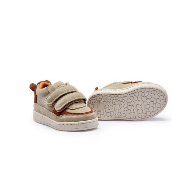 Pinou Patike - Bear, Taupe Suede