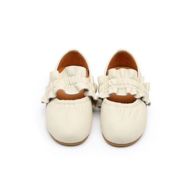 Iffie Baletanke - Cream Sheep Leather
