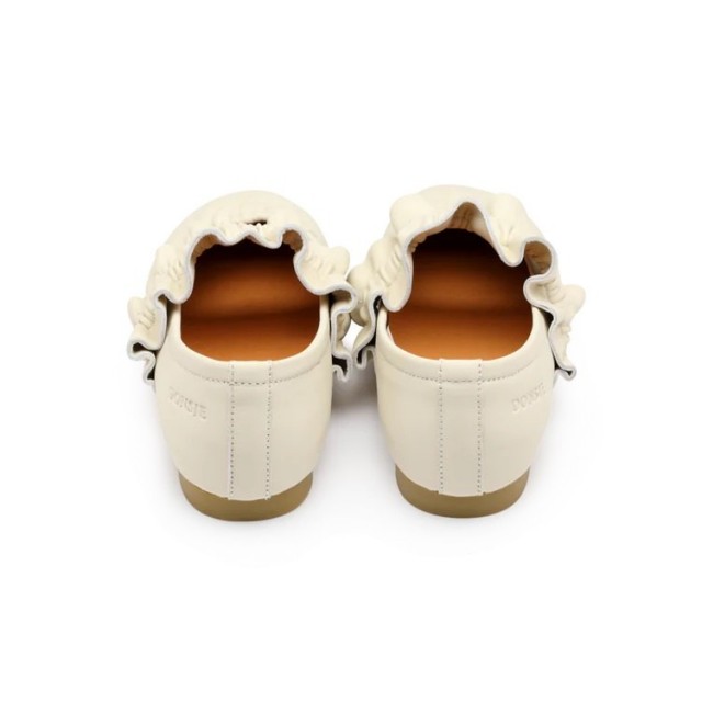 Iffie Baletanke - Cream Sheep Leather