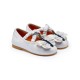 Mileni Baletanke - Silver Blue Metallic Leather