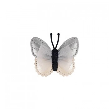 Šnalica Alja - Vlinder, Silver Grey