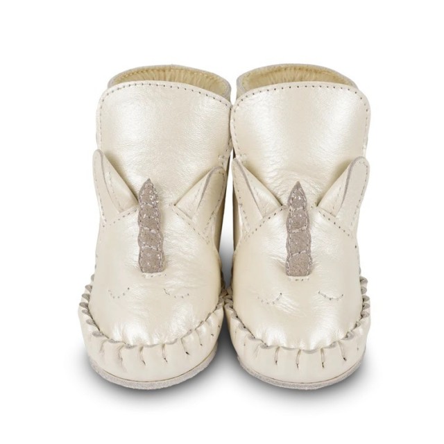 Čizme Ynzi - Unicorn, Off White Metallic
