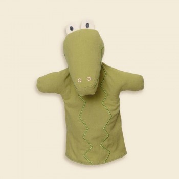Plišana igračka za ruku - Krokodil