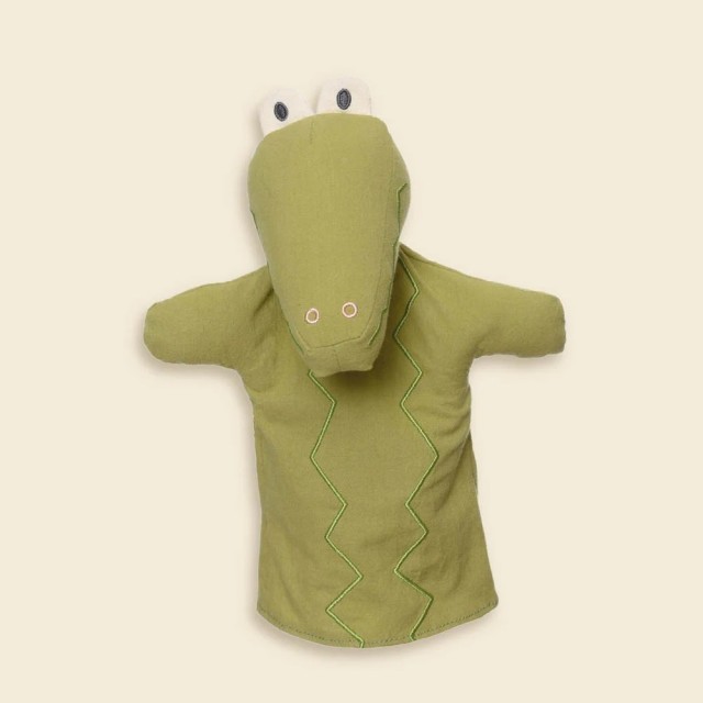 Plišana Igračka Za Ruku - Krokodil