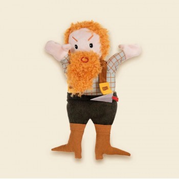 Plišana igračka za ruku - Drvoseča