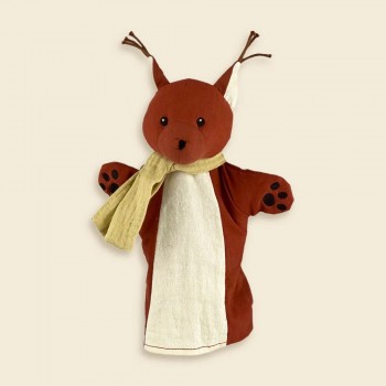 Plišana igračka za ruku - Veverica