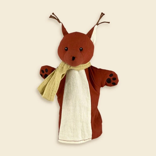 Plišana Igračka Za Ruku - Veverica