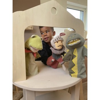 Plišana igračka za ruku - Žaba