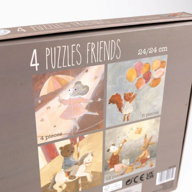 Set Slagalica – Prijatelji (4 Puzzla)