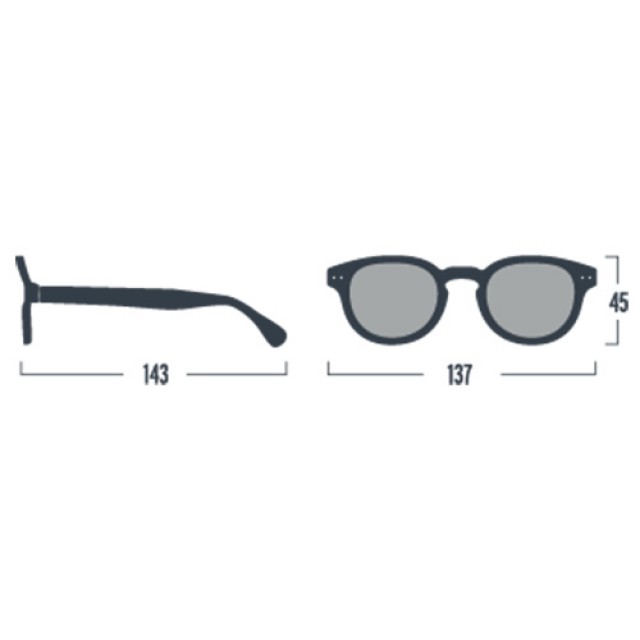 Sun C Blue Tortoise Blue Mirror