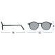 Sun Junior D Blue Tortoise Mirror