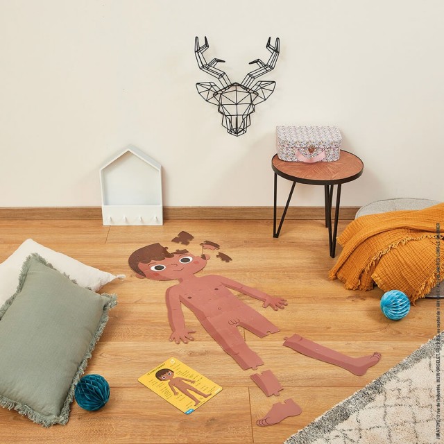 Kartonska Edukativna Slagalica – Ljudsko Telo