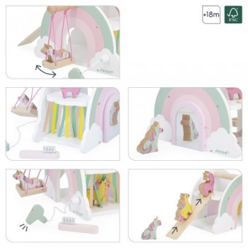 Drvena kućica za igru – Jednorog
