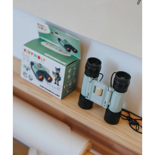 Kidywolf Dvogled Za Decu, Zeleni, 10X25Mm