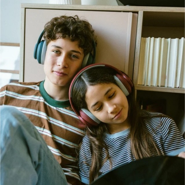 Kidywolf K-Ears – Slušalice Za Decu, Crvene Kidywolf K-Ears – Slušalice Za Decu, Crvene