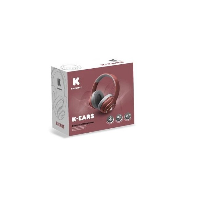 Kidywolf K-Ears – Slušalice Za Decu, Crvene Kidywolf K-Ears – Slušalice Za Decu, Crvene