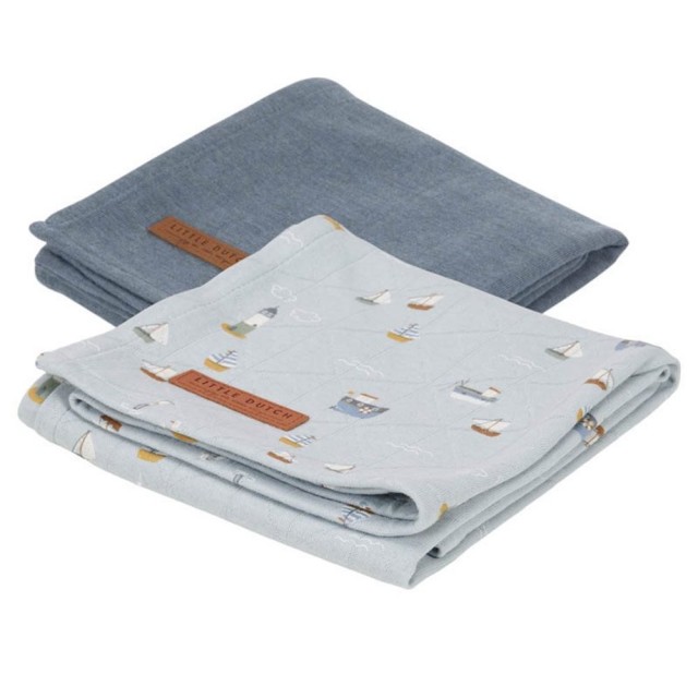 Pelene 70 X 70 - Sailor Bay Blue-Blue Pelene 70 X 70 - Sailor Bay Blue-Blue