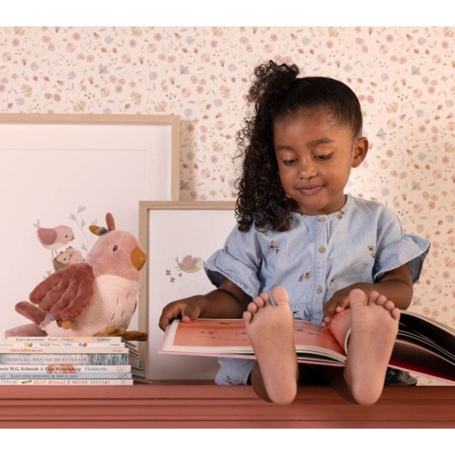 Plišana Mazilica Za Bebe Ptica Olivia - Flowers & Butterflies