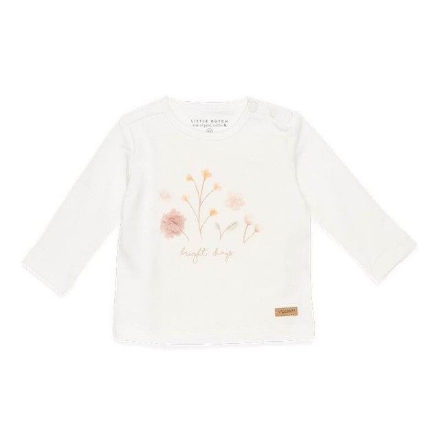 Majica Dug Rukav - Flowers White Majica Dug Rukav - Flowers White