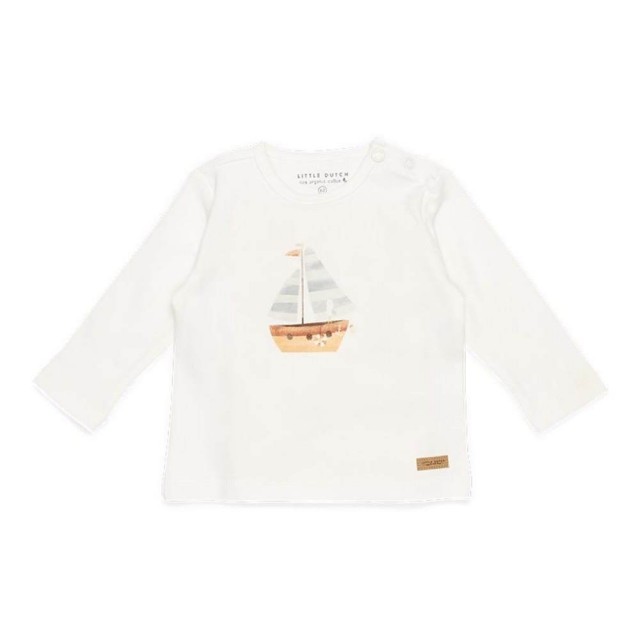 Majica Dug Rukav - Sailboat White Majica Dug Rukav - Sailboat White