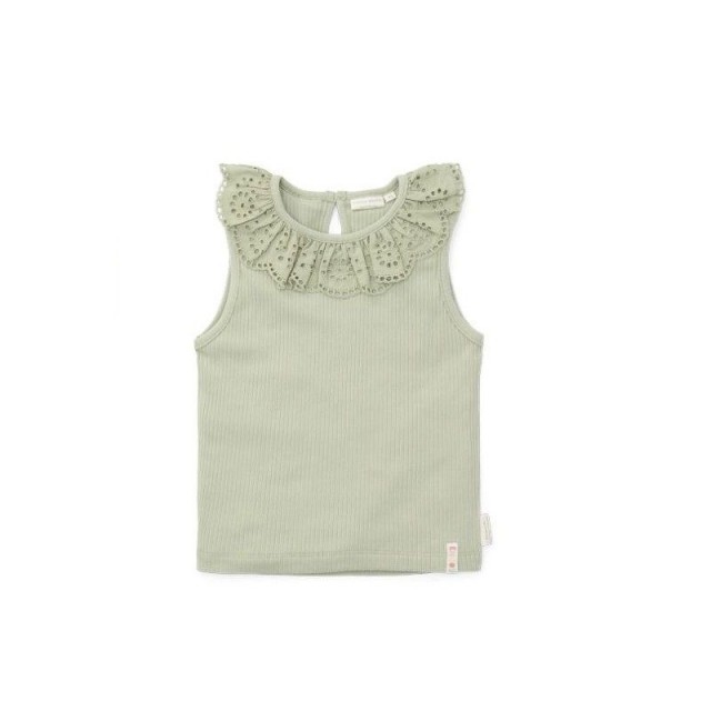 Singlet Majica Bez Rukava, Zelena - Little Farm