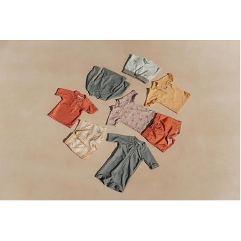 Kupaći, jednodelni, kratak rukav - Turtle Island