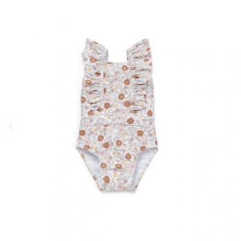 Kupaći, jednodelni, sa volanima -  Vintage Little Flowers