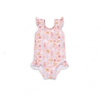 Kupaći, jednodelni, sa volanima - Ocean Dreams Pink