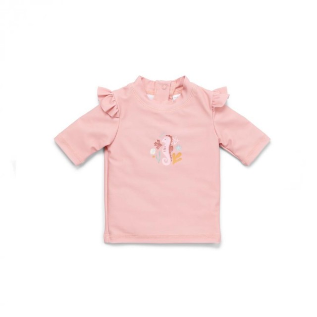 Kupaći, Majica Kratak Rukav - Seahorse Pink