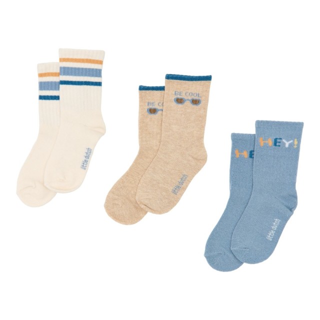 Set Od Tri Para Čarapa - Blue Set Od Tri Para Čarapa - Blue