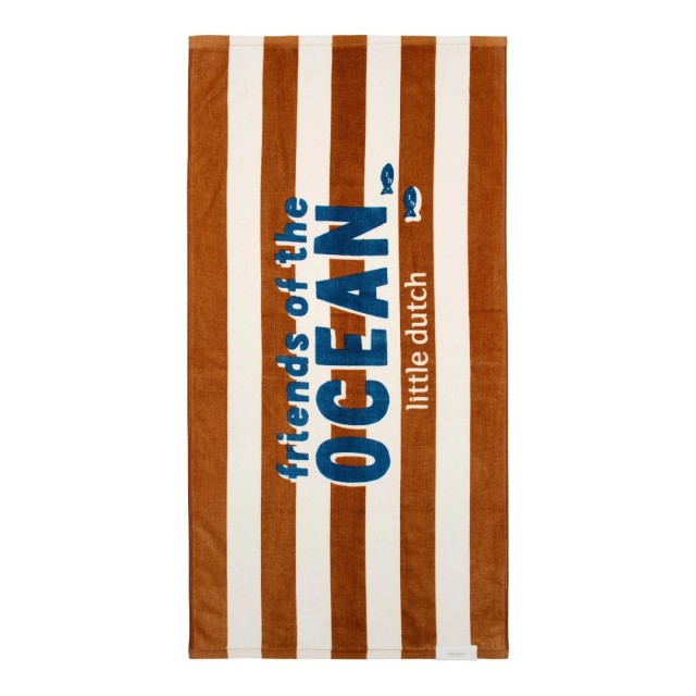 Peškir Za Plažu - Ocean World Brown Stripe, 120 X 60 Cm Peškir Za Plažu - Ocean World Brown Stripe, 120 X 60 Cm