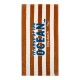 Peškir Za Plažu - Ocean World Brown Stripe, 120 X 60 Cm Peškir Za Plažu - Ocean World Brown Stripe, 120 X 60 Cm