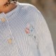 Bluza Dugih Rukava – Denim Blue Stripe Bluza Dugih Rukava – Denim Blue Stripe