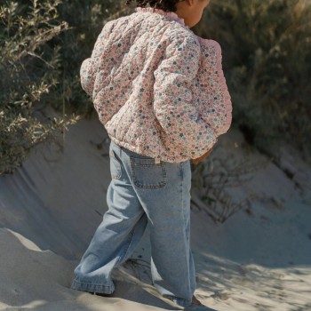 Farmerke sa cvetnim kaišem - Denim Blue