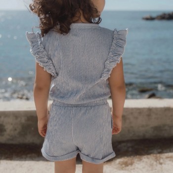 Kombinezon - Denim Multi Stripe