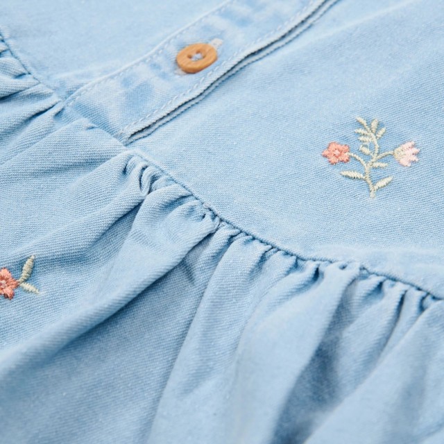 Haljina Sa Karnerima - Denim