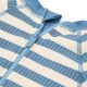 Kupaći, Jednodelni, Dug Rukav - Ocean Blue Stripes