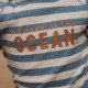 Kupaći, Jednodelni, Dug Rukav - Ocean Blue Stripes