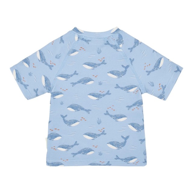 Kupaći, Majica, Kratak Rukav - Ocean Splash Blue