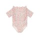 Kupaći, Jednodelni Sa Kratkim Rukavima - Dreamy Flowerfield