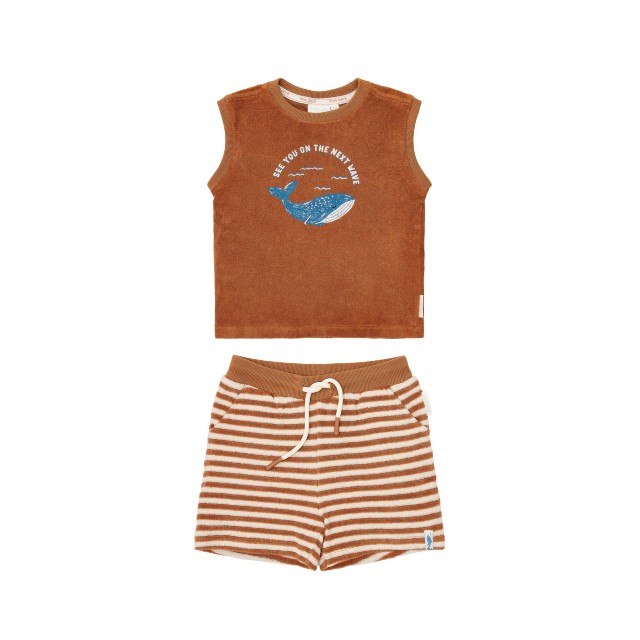Komplet, Šorc I Majica - Ocean World Brown