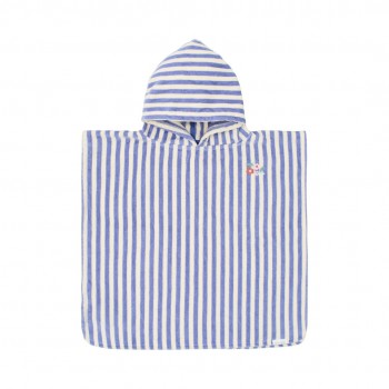 Pončo za plažu – Dreamy Purple Stripe