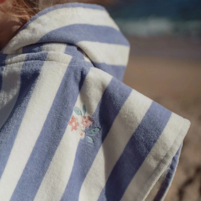 Pončo Za Plažu – Dreamy Purple Stripe